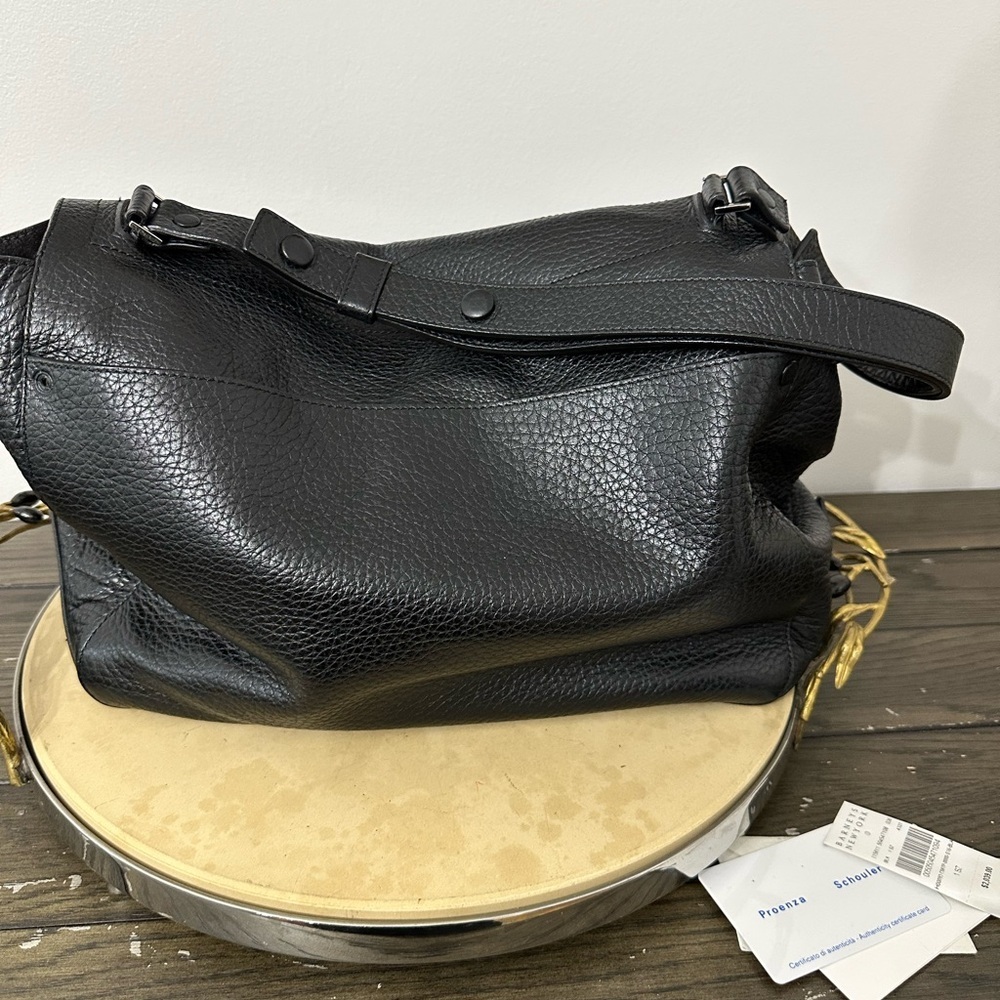 PROENZA SCHOULER Pebbled Calfskin Double Sided PS Courier Bag larger bag - Picture 5 of 16